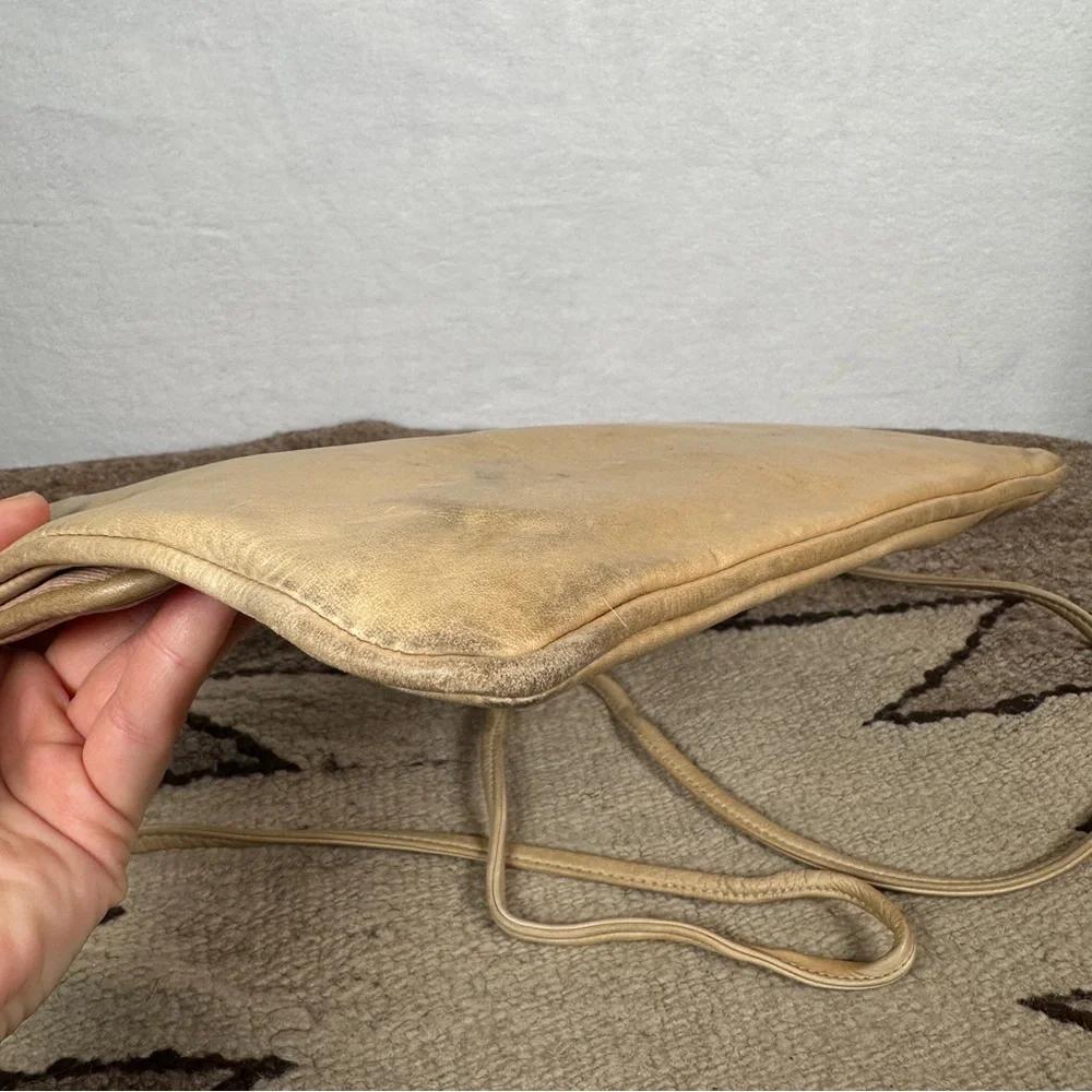 Western crossbody hand painted Beige Shoulder Bag‎ purse cowboy southwest desert